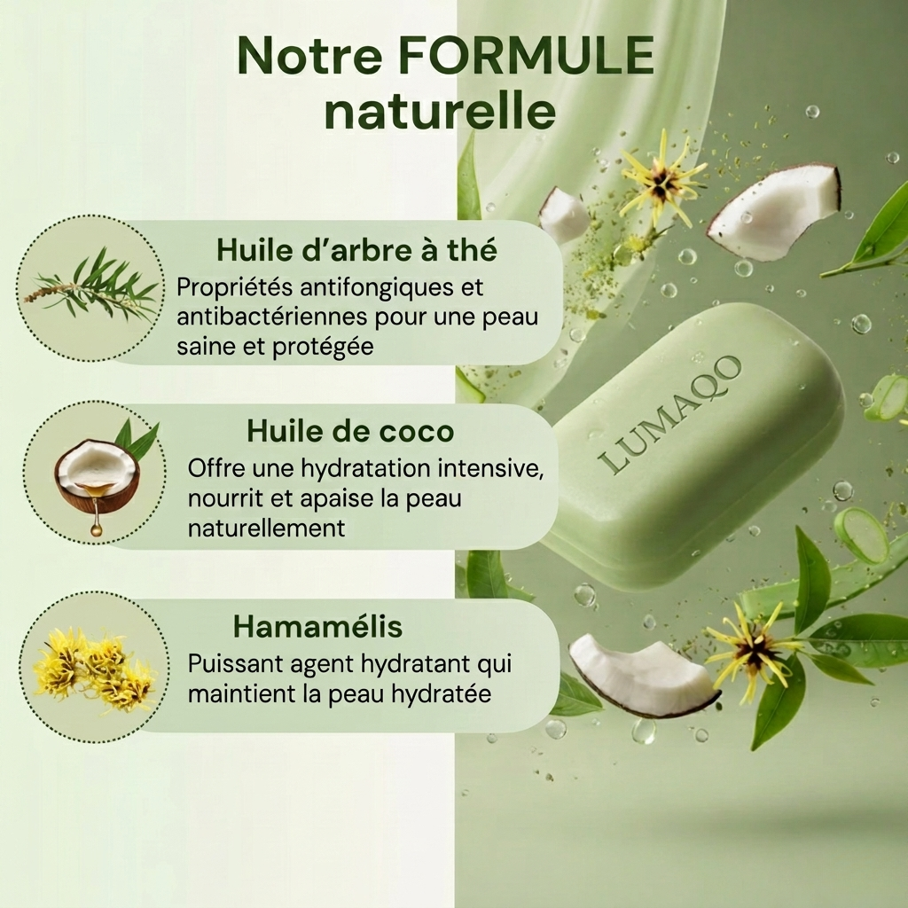 Savon antifongique Lumaqo